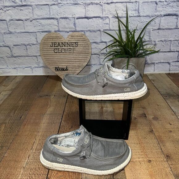 Hey Dude Men's US 9 Wally Stretch Iron Casual Shoes - Picture 1 of 10